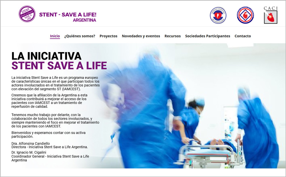 Stent - Save a Life! Argentina Website
