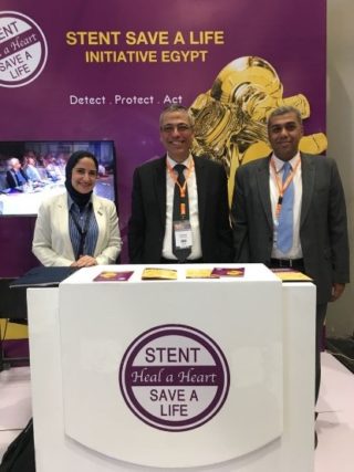 Stent - Save a Life! Egypt booth at CardioAlex